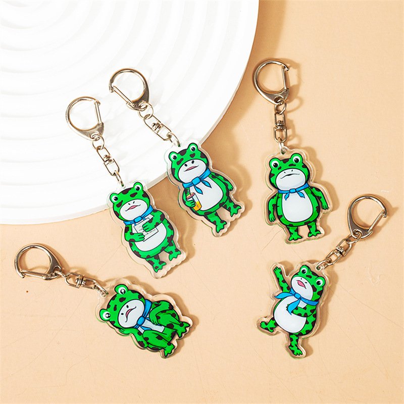 High Quality Bleach 3D Lenticular Flips Keyring 3D Motion Anime Keychains UV Alloy Decorative Features Acrylic PVC Material