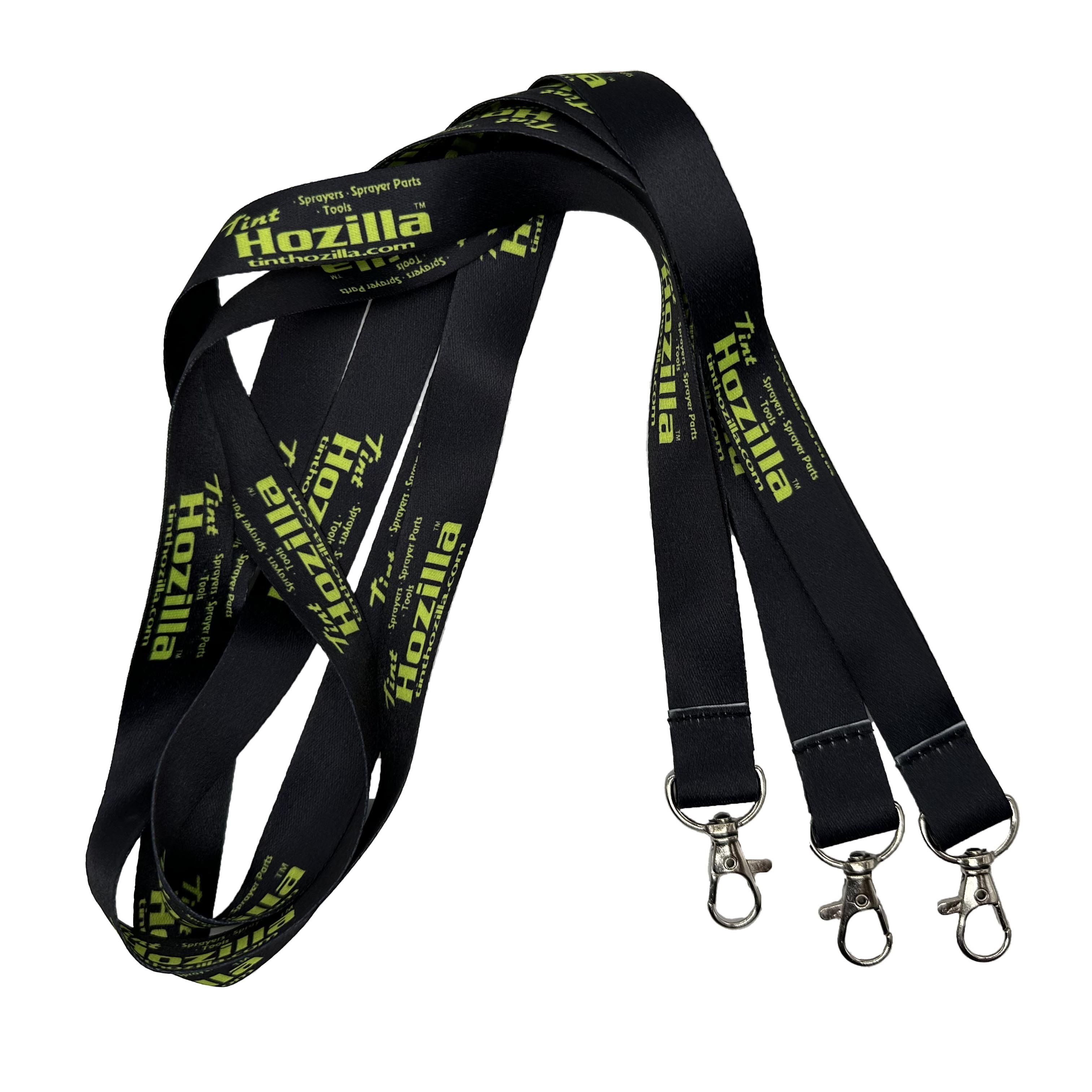 Customized company logo with multiple color lanyard Wallet Ribbon Wrist Strap Badge Holder with hook lanyard