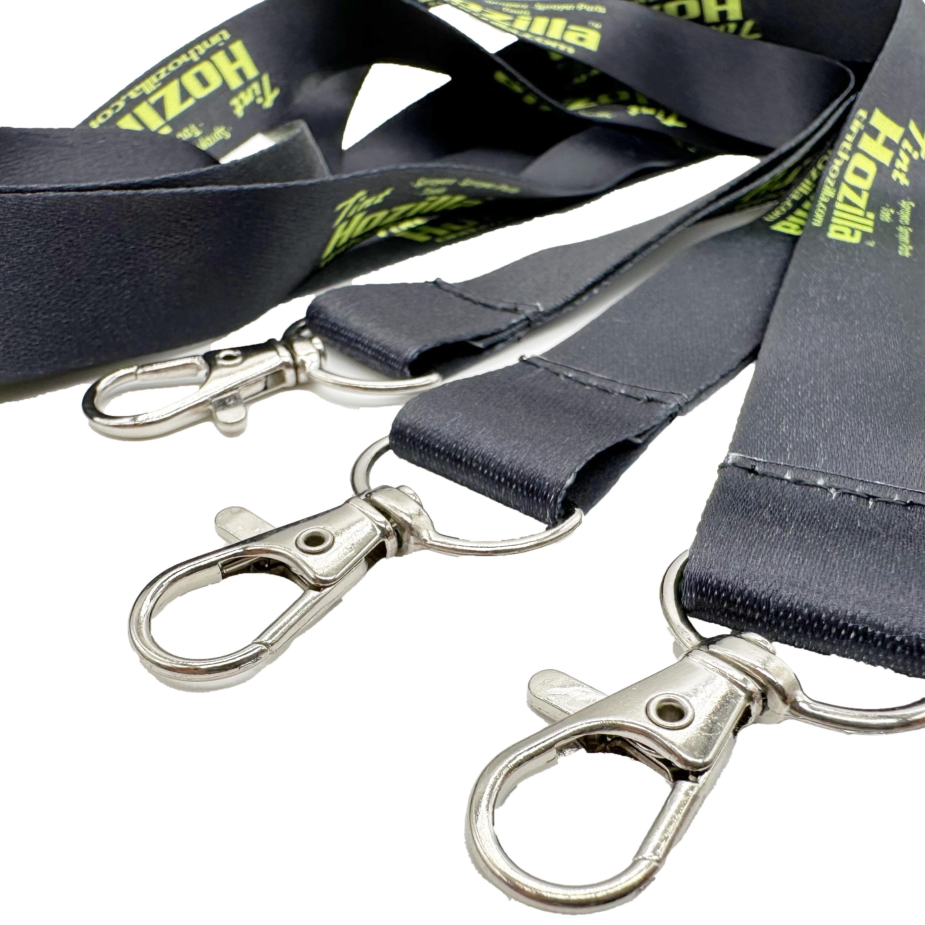 Customized company logo with multiple color lanyard Wallet Ribbon Wrist Strap Badge Holder with hook lanyard