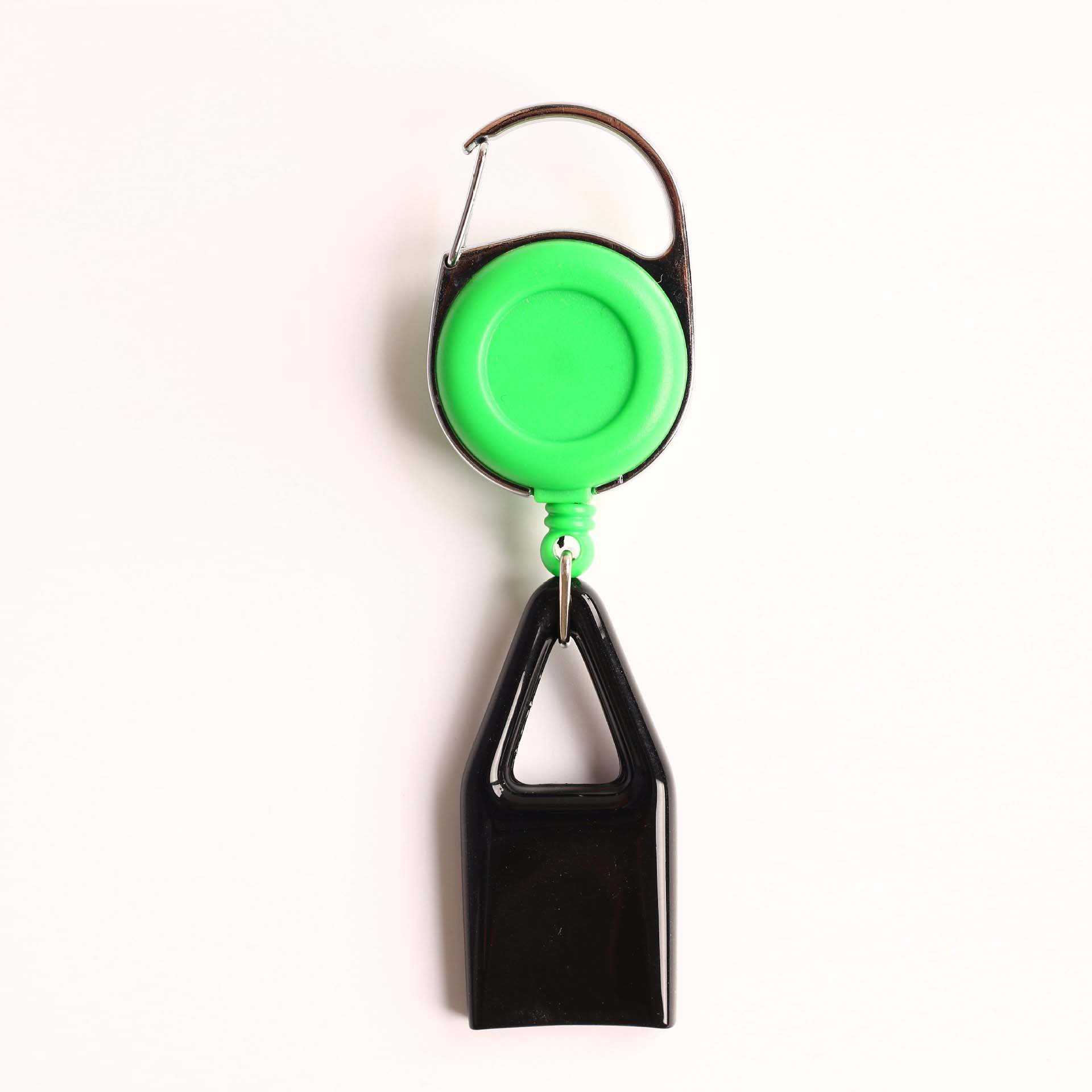Retractable Badge Reel Keychain Cigarette Smoking Accessories Lighter Holder Sleeve Clip Lighter Silicone Protective Case