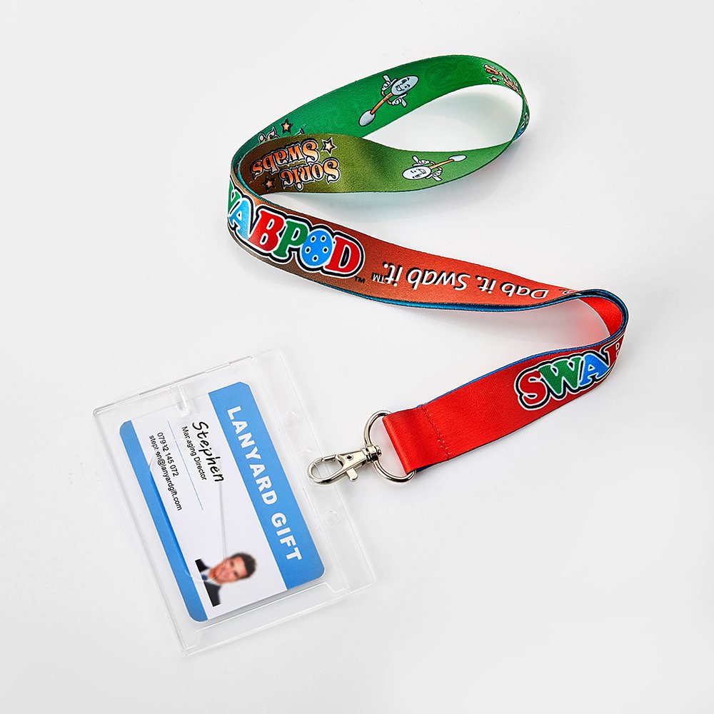 Plastic Retractable Yoyo ID Badge Holder With Colorful Soft Pouch
