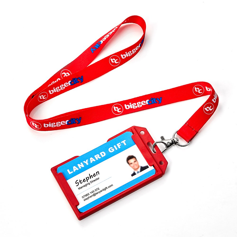 Plastic Retractable Yoyo ID Badge Holder With Colorful Soft Pouch