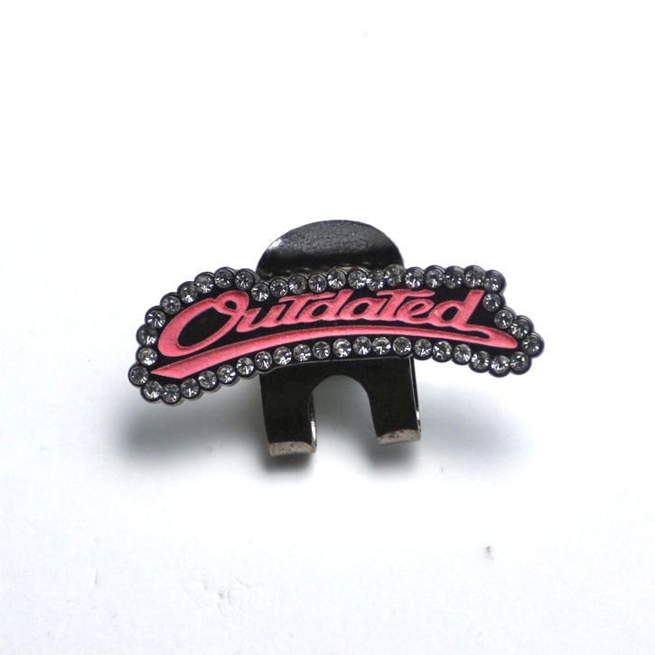 Manufacture Bulk Marker Custom your Logo Soft Hard Enamel Hat pin Metal Golf Hat Brim Clips pins Custom pins for hats