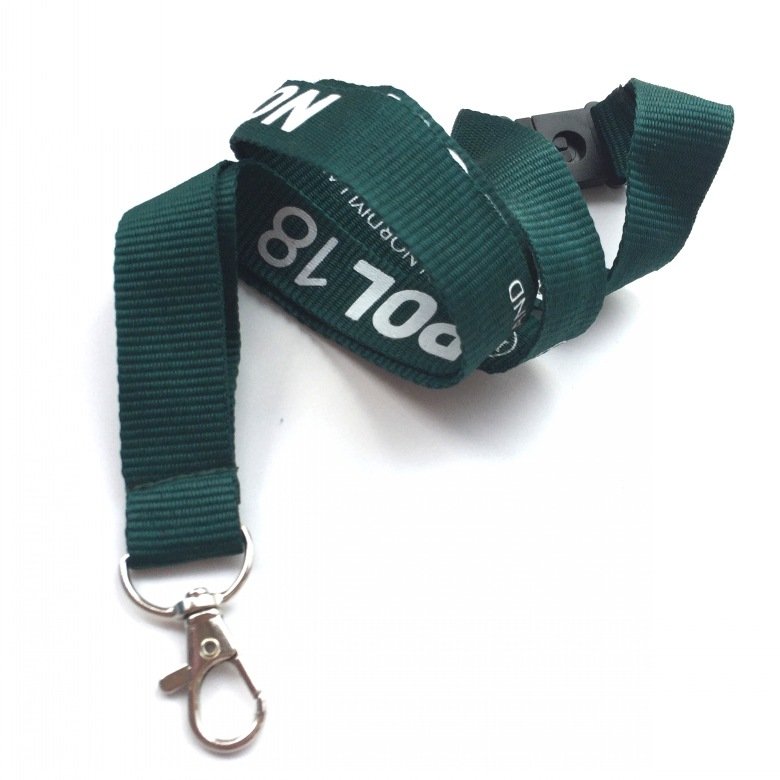 Printed Polyester Neck Lanyard Sublimation Breakaway Strap ID Badge Card Holder Lanyards With Logo Custom Lanyard Neck Strap