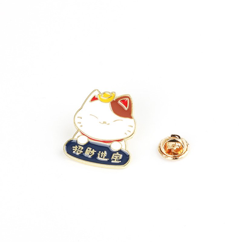 New Arrival Cut animal Badge Logo Soft Metal Custom Anime Tag Panda Enamel Lapel Pin