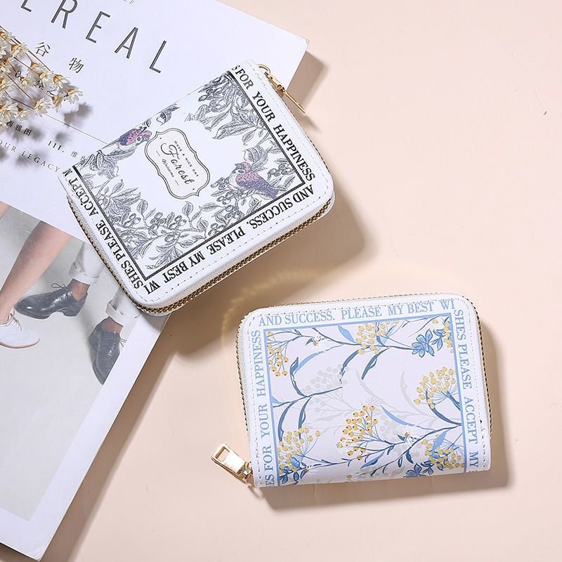 2023 Hot Sale PU Leather Credit Card Holder Coin Purse Card Holder Large Capacity Key Wallet For Men And Women