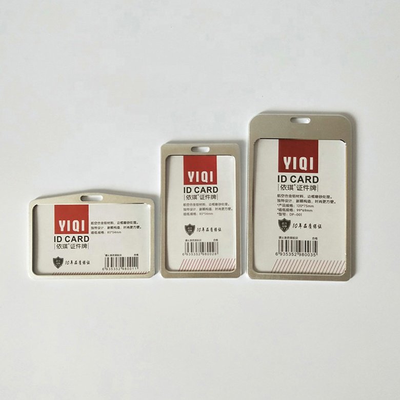 Hot Sale Double Sided Aluminum Metal Credit Name ID Card Holder