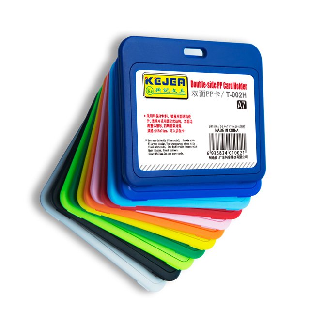 Hard Plastic Flip-up ID Card Name Holder ID Holder For Lanyards Badge Reel Clip For Work Key Card Gift Card Holder