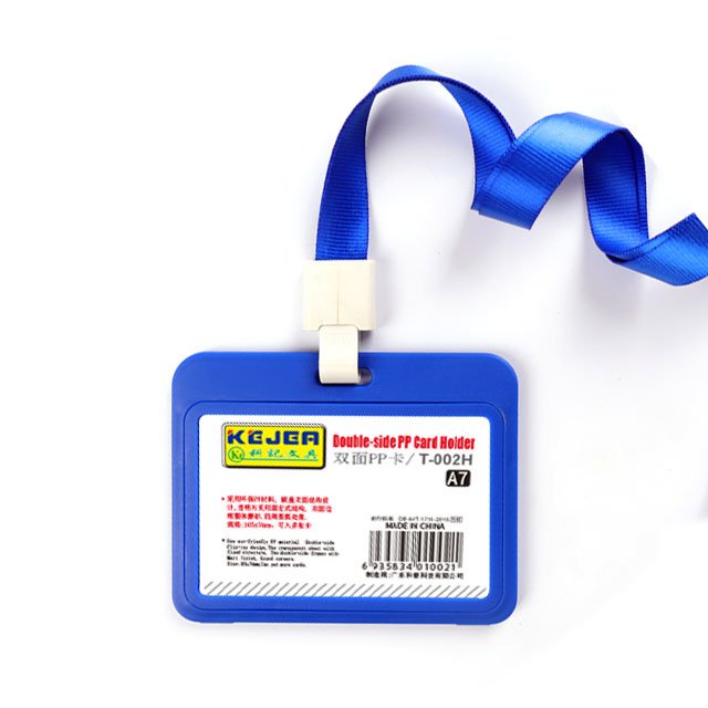 Hard Plastic Flip-up ID Card Name Holder ID Holder For Lanyards Badge Reel Clip For Work Key Card Gift Card Holder