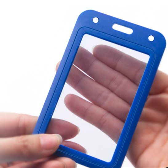 Hard Plastic Flip-up ID Card Name Holder ID Holder For Lanyards Badge Reel Clip For Work Key Card Gift Card Holder
