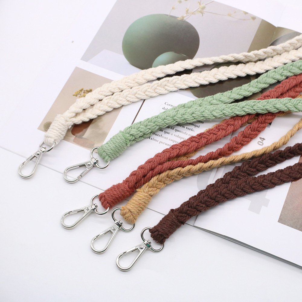 New Handcrafted Lanyard, Badge Holder Strap, Keychain Anti-Lost Neck Strap, Work ID Holder Cord, Phone Lanyard
