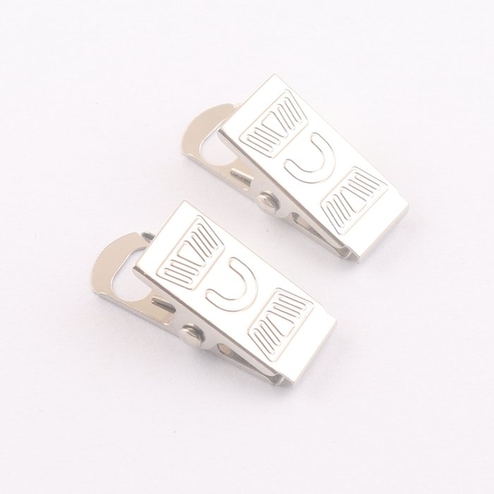 8mm hole metal ID Card badge holder clip for name badge