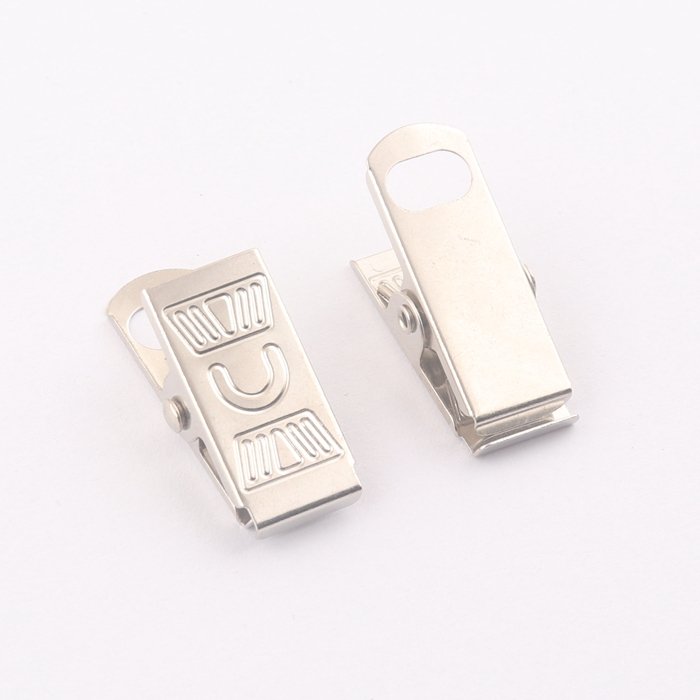 8mm hole metal ID Card badge holder clip for name badge