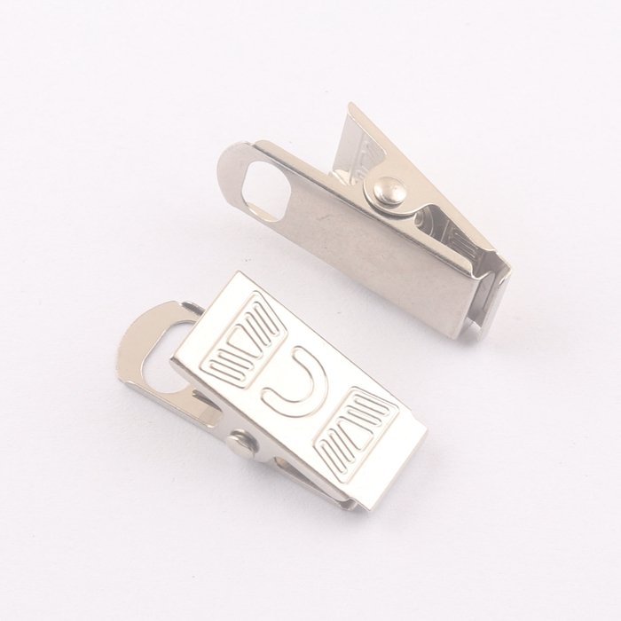8mm hole metal ID Card badge holder clip for name badge