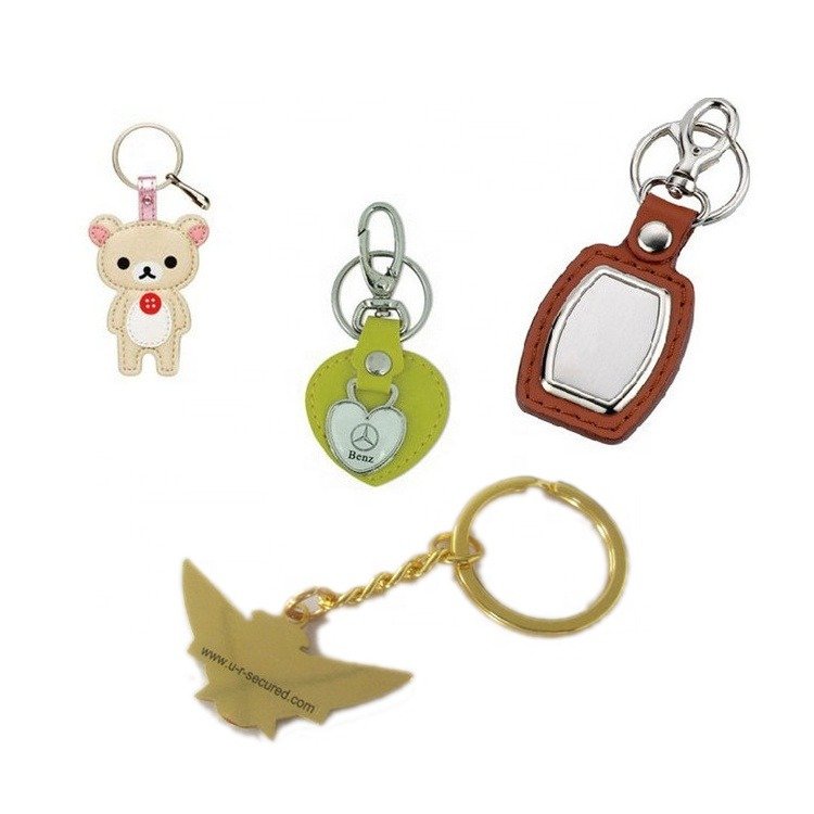 Brand Logo Padel Tennis Racket PVC Key Ring Holders Custom Plastic Wallet Key Chains Badge Logo Rubber Keychain