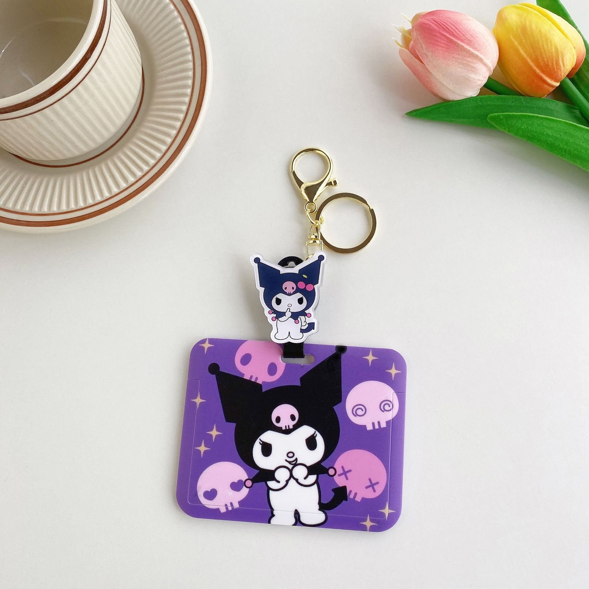 Wholesale Custom Easy Pull String Yoyo with ID Card Holder Cartoon Characters Retractable Badge Reel