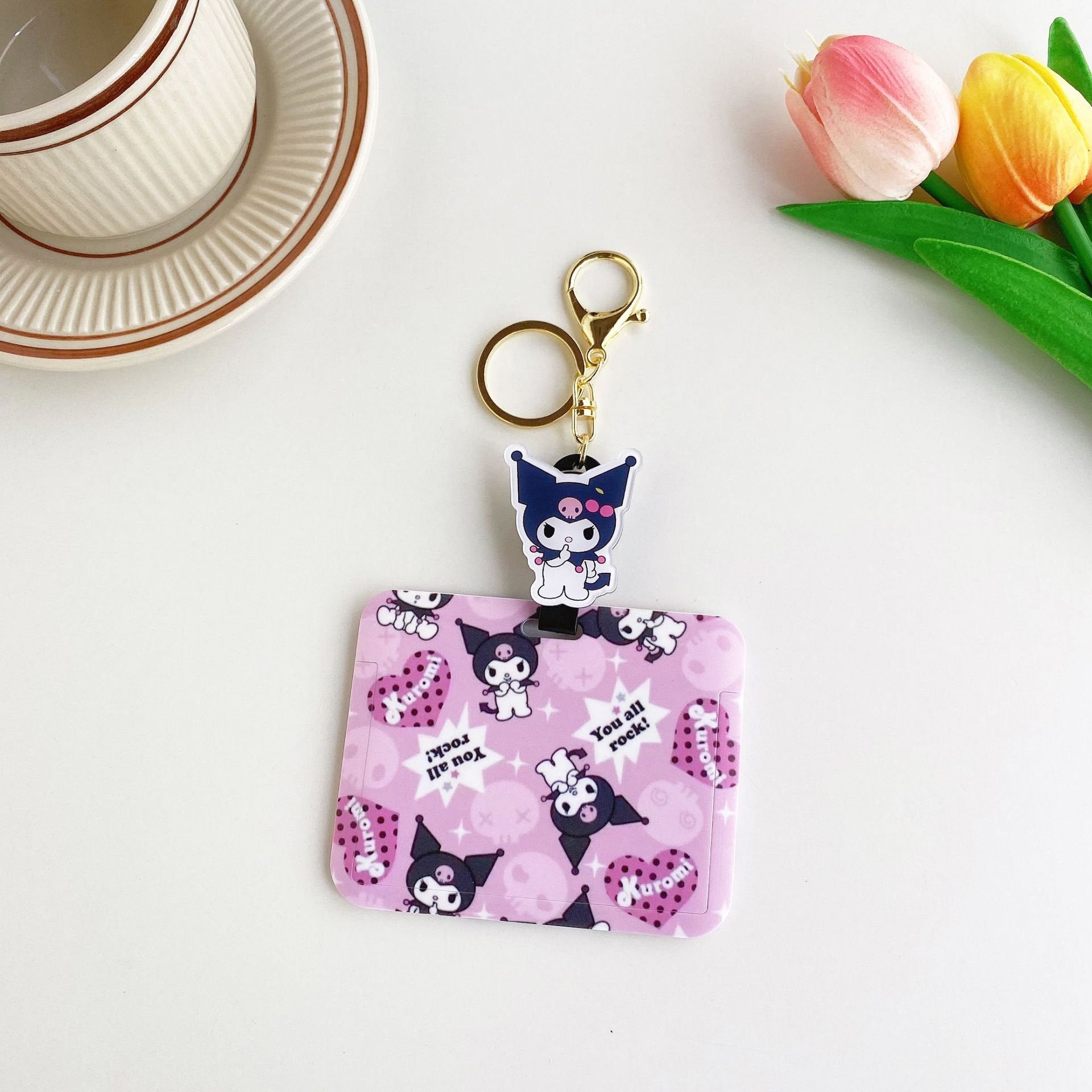 Wholesale Custom Easy Pull String Yoyo with ID Card Holder Cartoon Characters Retractable Badge Reel