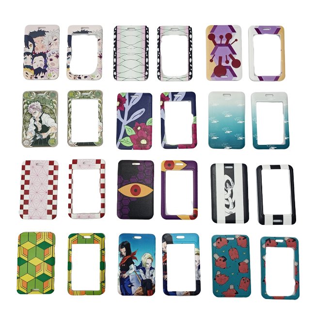 Factory Direct Supply Custom ID Holder Hot Selling Cartoon badge Student Anime ID Card Holder