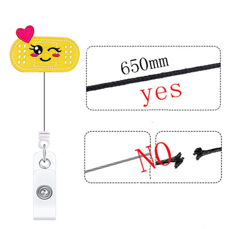 Hot Sale Custom Retractable Heavy Duty ID Card Holder Nurse Badge Reel