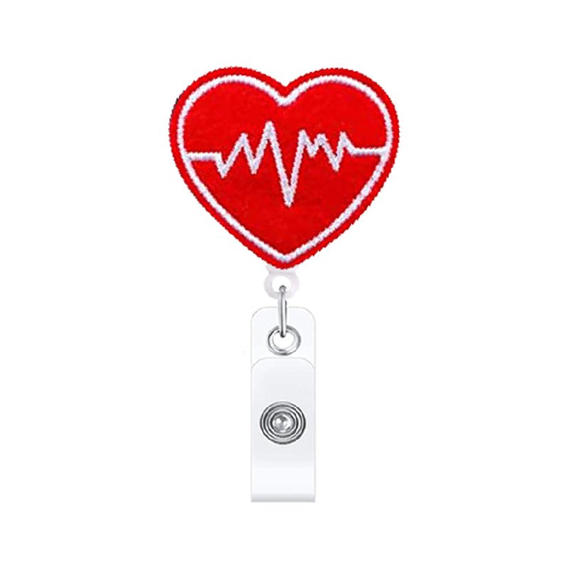 Hot Sale Custom Retractable Heavy Duty ID Card Holder Nurse Badge Reel