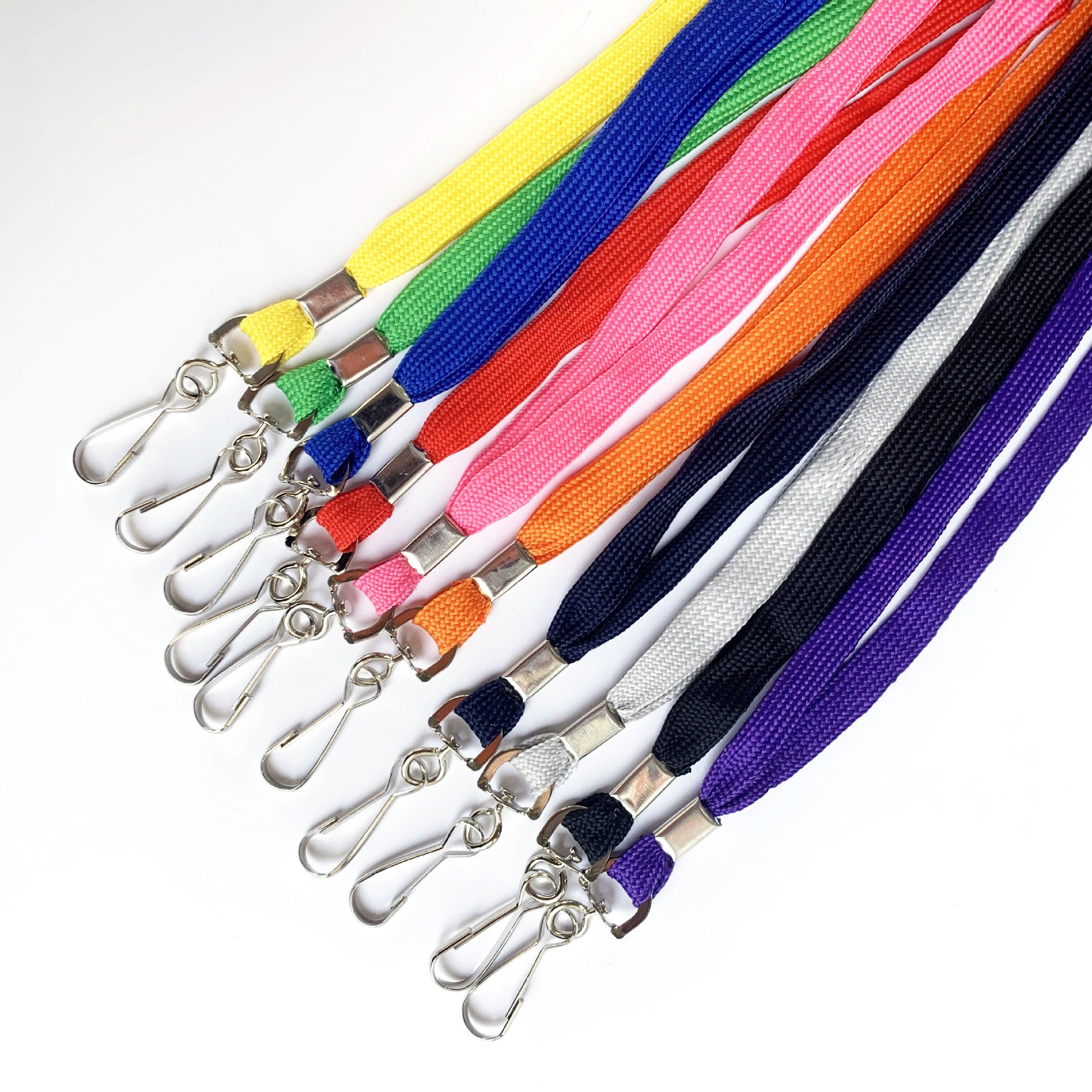 High Quality Custom Black Polyester Neck Lanyard Work Id Card Lanyard