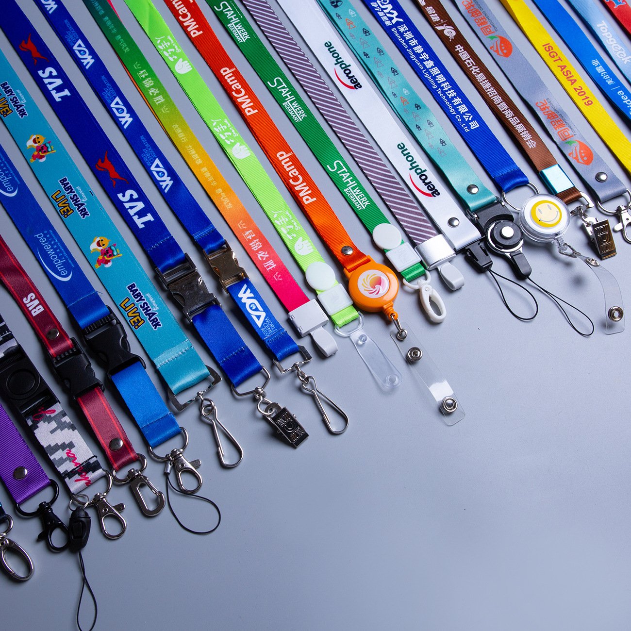 Custom Personalizados Lanyard Neck Polyester Strap Sublimation Printed Lanyards With Logo