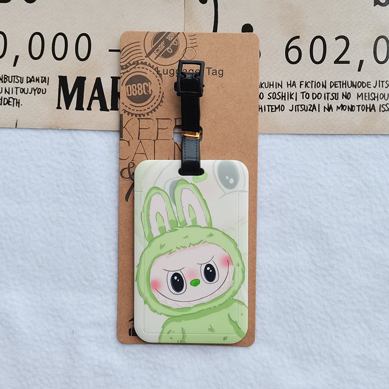 Labubu Anime Lanyard For Keys ID Credit Bank Card Cover Badge Holder Phone Charm Lanyard Keychain