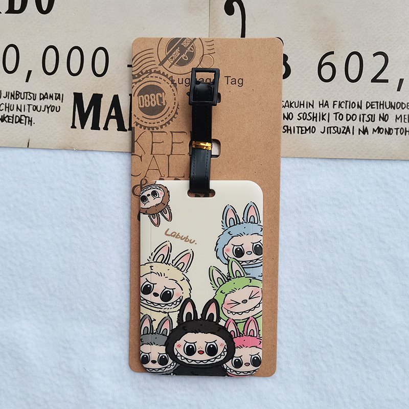 Labubu Anime Lanyard For Keys ID Credit Bank Card Cover Badge Holder Phone Charm Lanyard Keychain