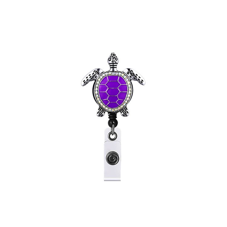 Cute Turtle Retractable Nurse Badge Reel Clip Students Doctor ID Card Holders