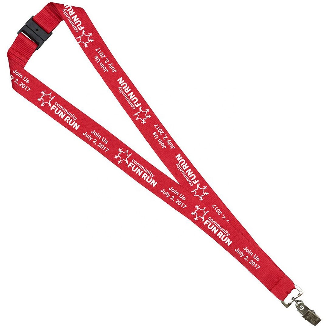 Custom Printed Teacher ID Name Card Badge Key Holder Breakaway Safety Release Polyester Lanyard