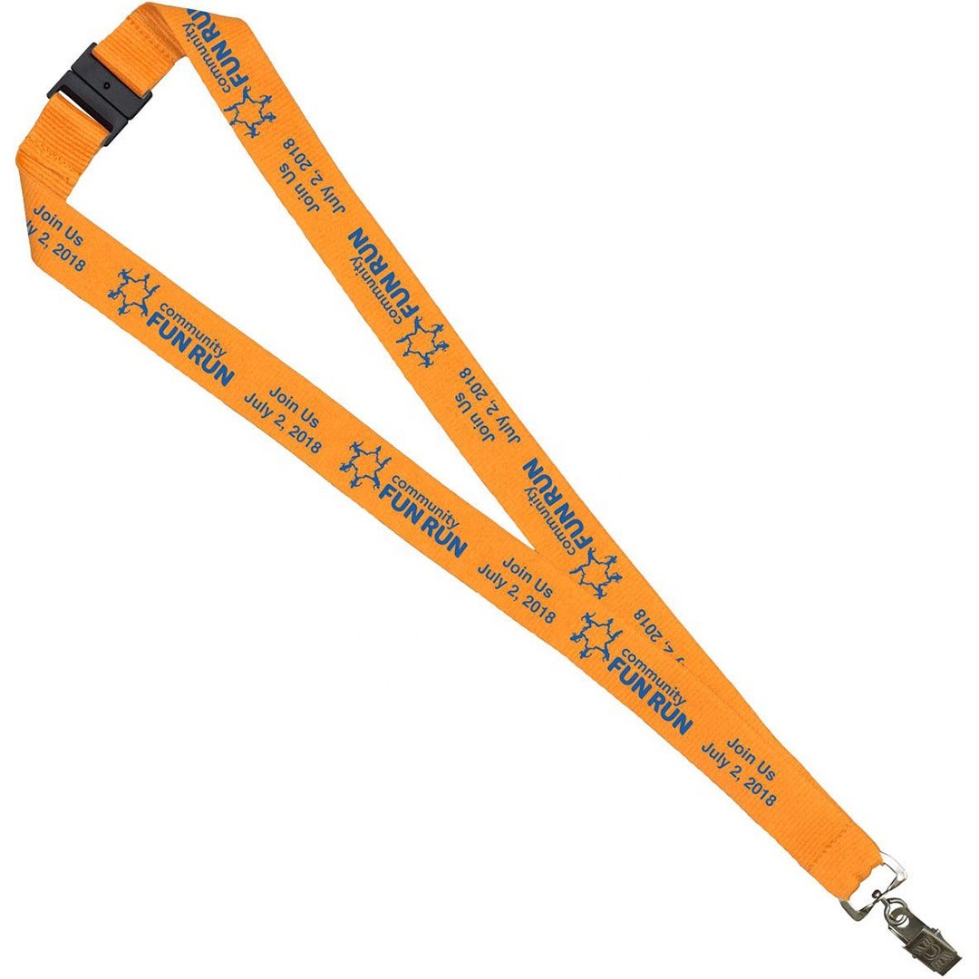 Custom Printed Teacher ID Name Card Badge Key Holder Breakaway Safety Release Polyester Lanyard
