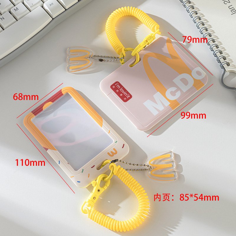 Custom New Design TXT Cartoon Card Photo Frame Keychain Kpop Acrylic PC Cardholder Printed with UV Offset Printing Made Plastic