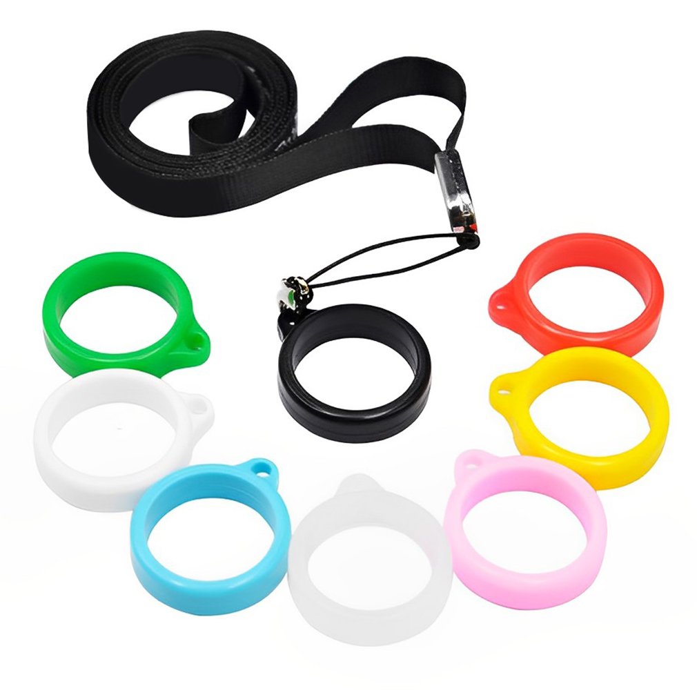 Wholesale Custom Pen Holder Lanyard With Rubber Silicon Ring