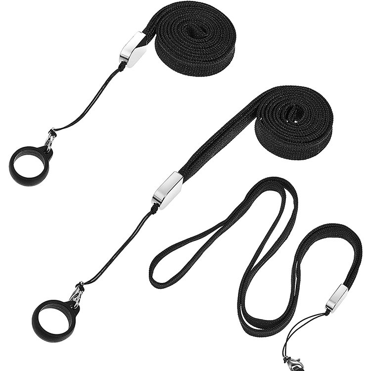 Wholesale Custom Pen Holder Lanyard With Rubber Silicon Ring