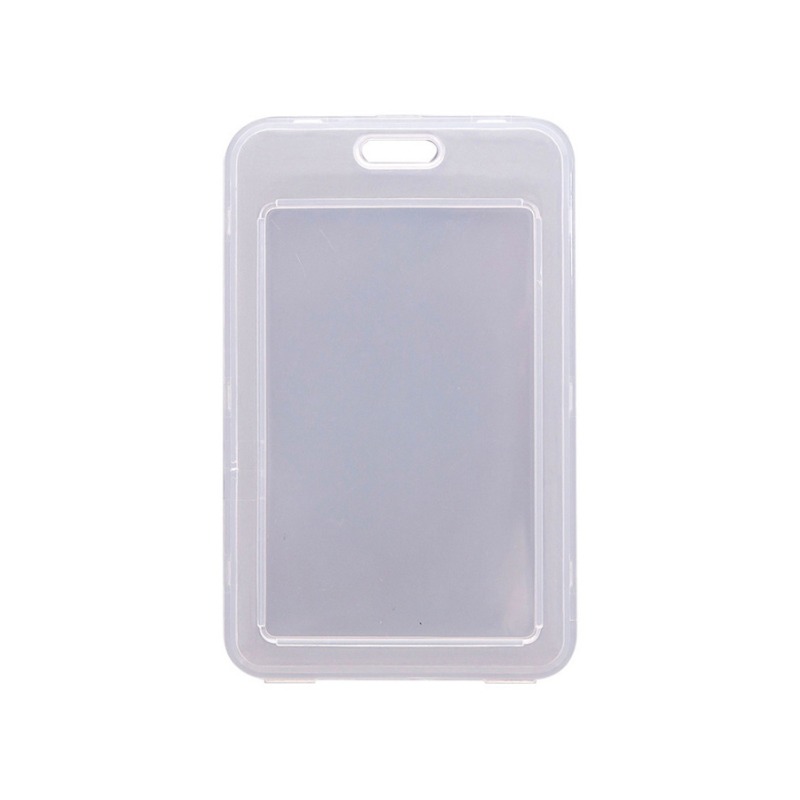 vertical Strong and drop-resistant Transparent Badge Holder ID Card Holders