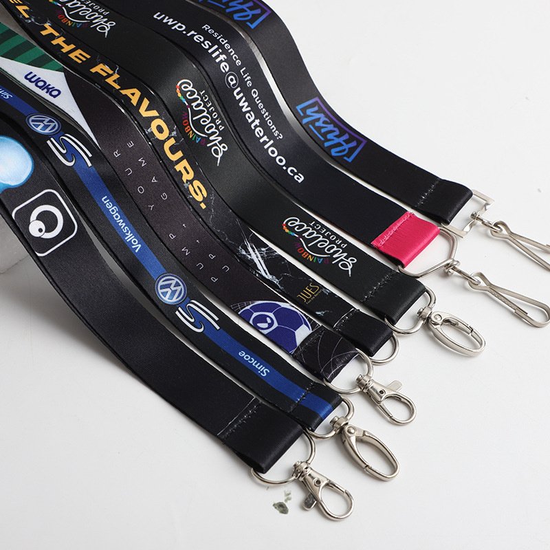Promotion Anime Polyester Lanyard With id Card Badge Holder teacher Cell Mobile Phone Lanyards With Logo Custom Lanyard keychain