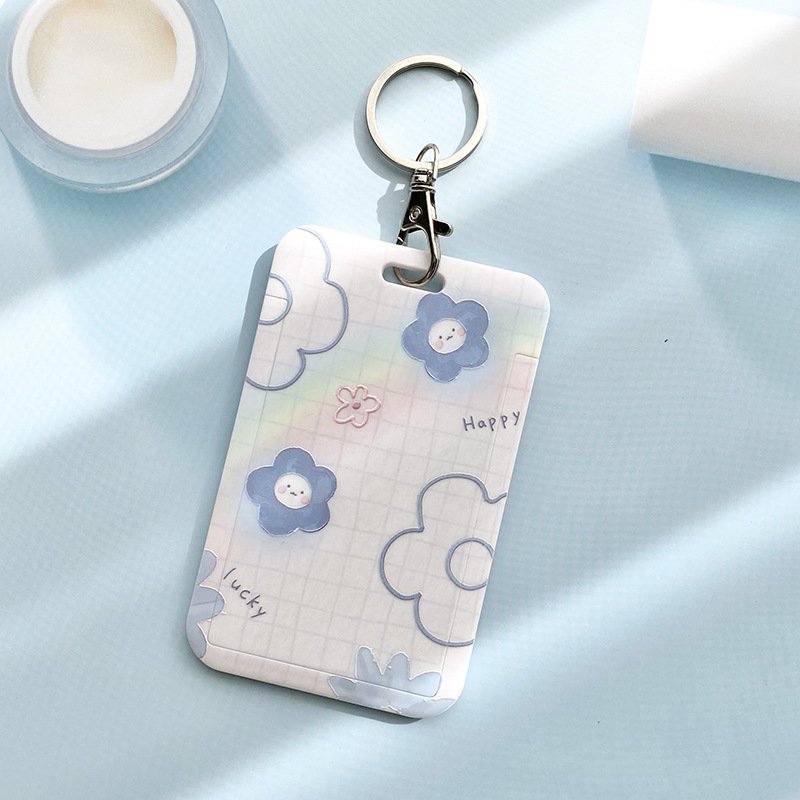 Sunshine Flower Cartoon Card Cases Card Lanyard Key Lanyard Badge Id Cards Holders Neck Straps Keychains Oem Customized