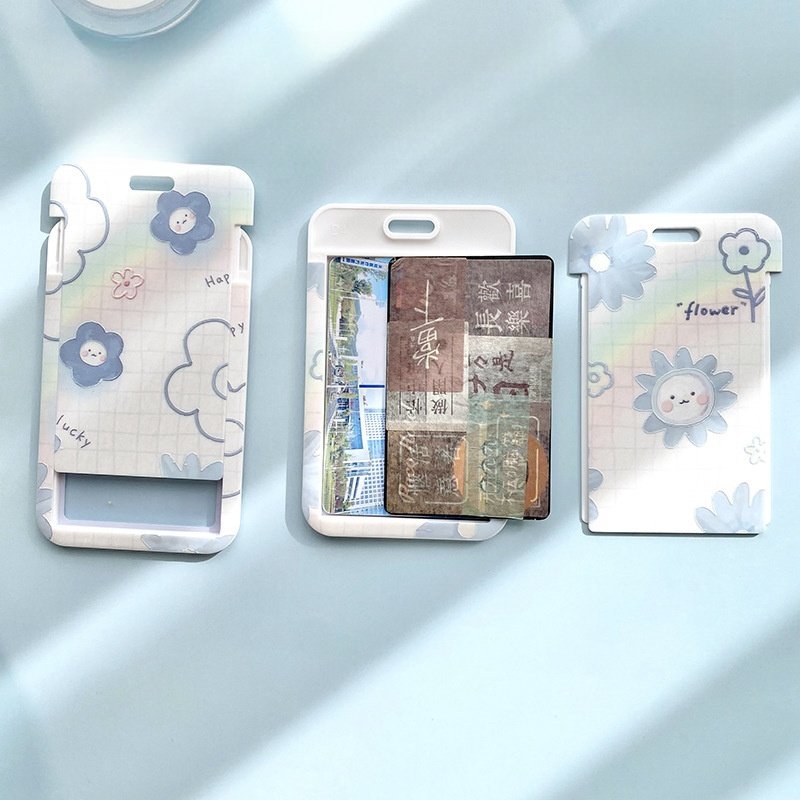 Sunshine Flower Cartoon Card Cases Card Lanyard Key Lanyard Badge Id Cards Holders Neck Straps Keychains Oem Customized