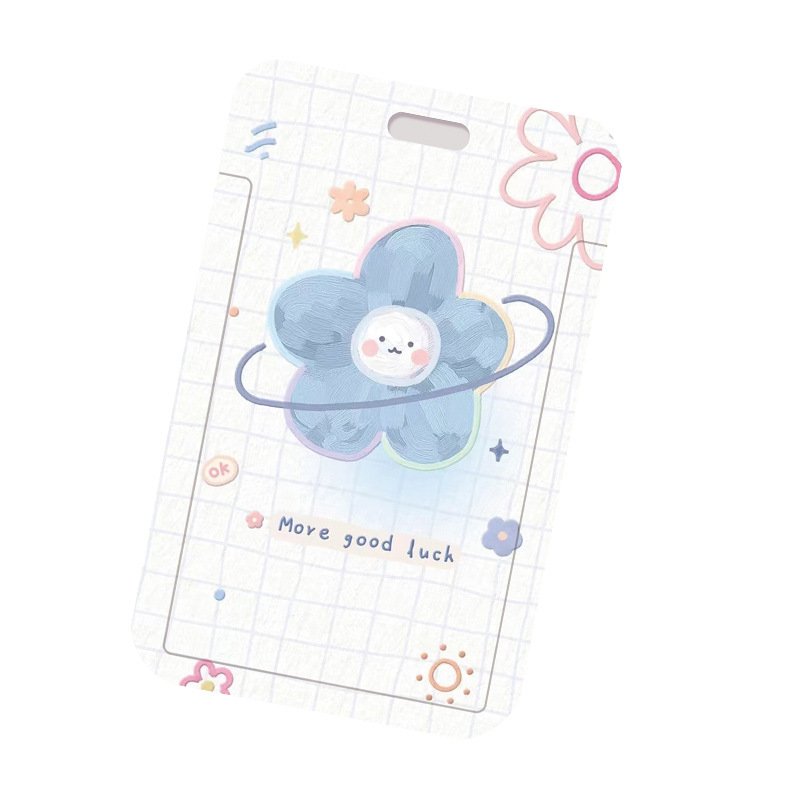 Sunshine Flower Cartoon Card Cases Card Lanyard Key Lanyard Badge Id Cards Holders Neck Straps Keychains Oem Customized
