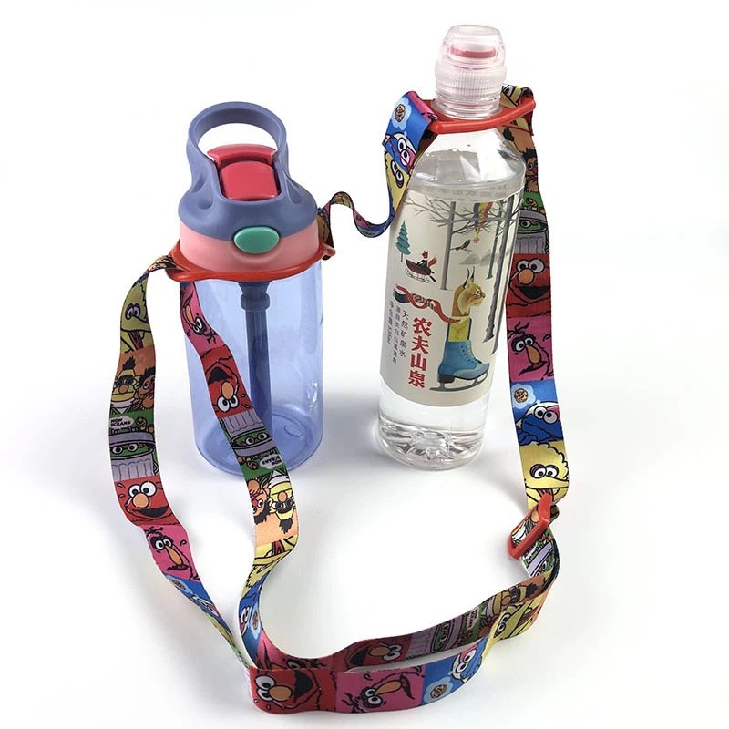 Nylon Printed Sublimation Neck Ribbon id Card Badge Holder Lanyard Neck Ribbon printed Polyester heat transfer webbing