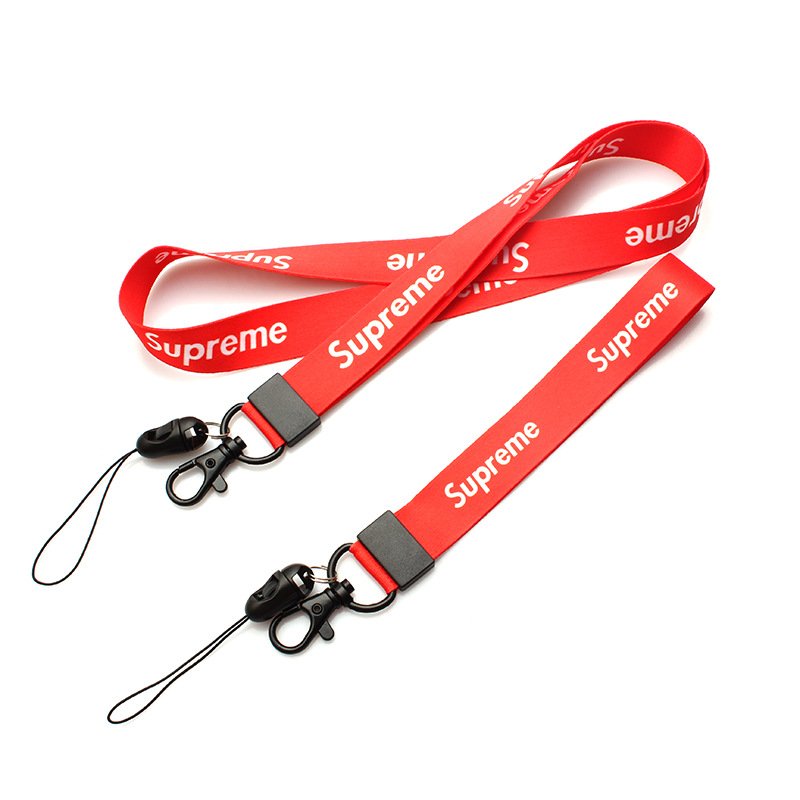 Nylon Printed Sublimation Neck Ribbon id Card Badge Holder Lanyard Neck Ribbon printed Polyester heat transfer webbing