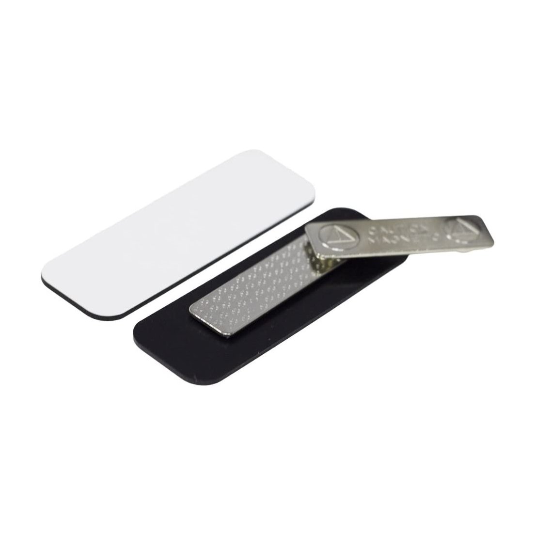 Blank Adhesive Badge Tag Magnetic Name Holders with 3 Strong Magnets