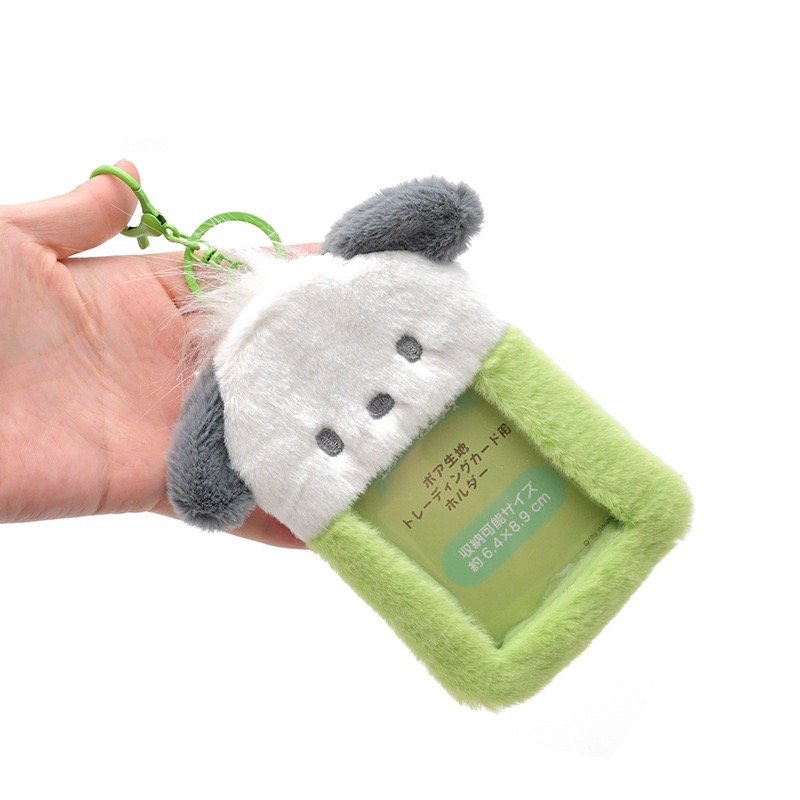 Ruunjoy Sanrioed Wholesale Plush Card Holders Kulomi KT Melody Stuffed Soft Plush School Supplies Student Bus Card Holder