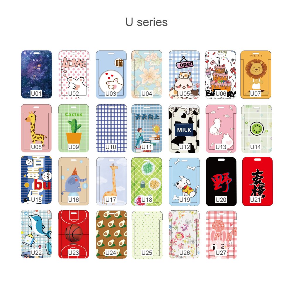 Factory Custom ID Case Name Badge Plastic Card Holder Polyester Lanyards With Logo Custom