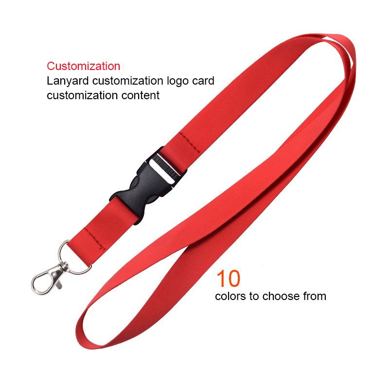 Customize Logo Polyester Lanyard Breakaway Neck Lanyard With Id Card Holder Wholesale Factory Free Sample Cute Fashion Lanyards