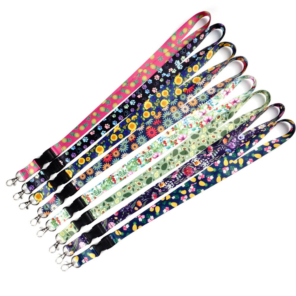 Customize Logo Polyester Lanyard Breakaway Neck Lanyard With Id Card Holder Wholesale Factory Free Sample Cute Fashion Lanyards