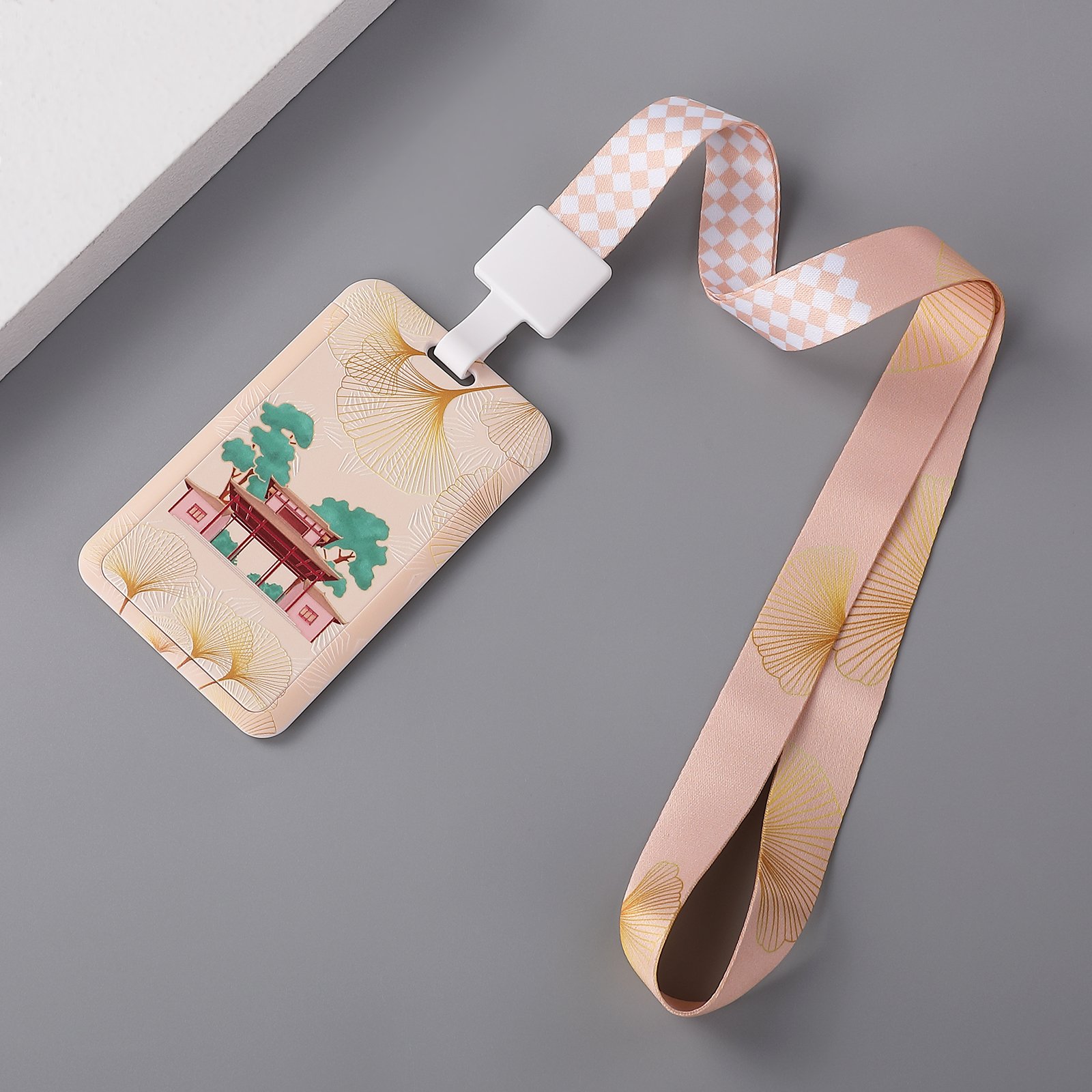 New Design Plastic Card Badge Holder Lanyard Badge Holder ID Card Holder For Men Women