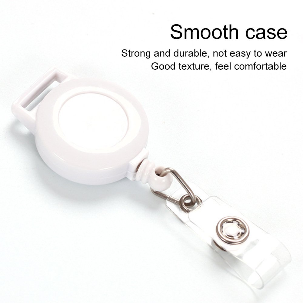 Wholesale Plastic Transparent yoyo ID Reel Badge Multi Color Stock Retractable Pull Reel