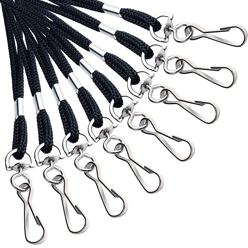 Factory Manufacturer Custom Safety Lanyard Cord Necklace Badge Holder For Card Holder And Polyester Lanyard