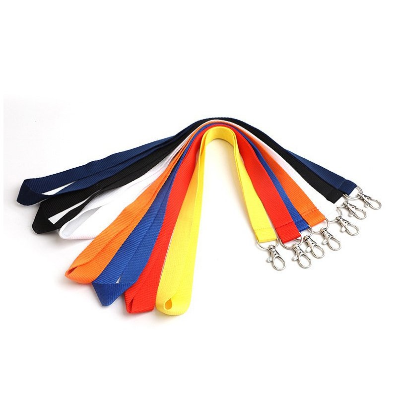Custom Heat-transfer polyester printed lanyard with ID card badge holder